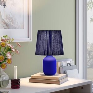 Mini Ceramic Lamp Blue - Room Essentials™